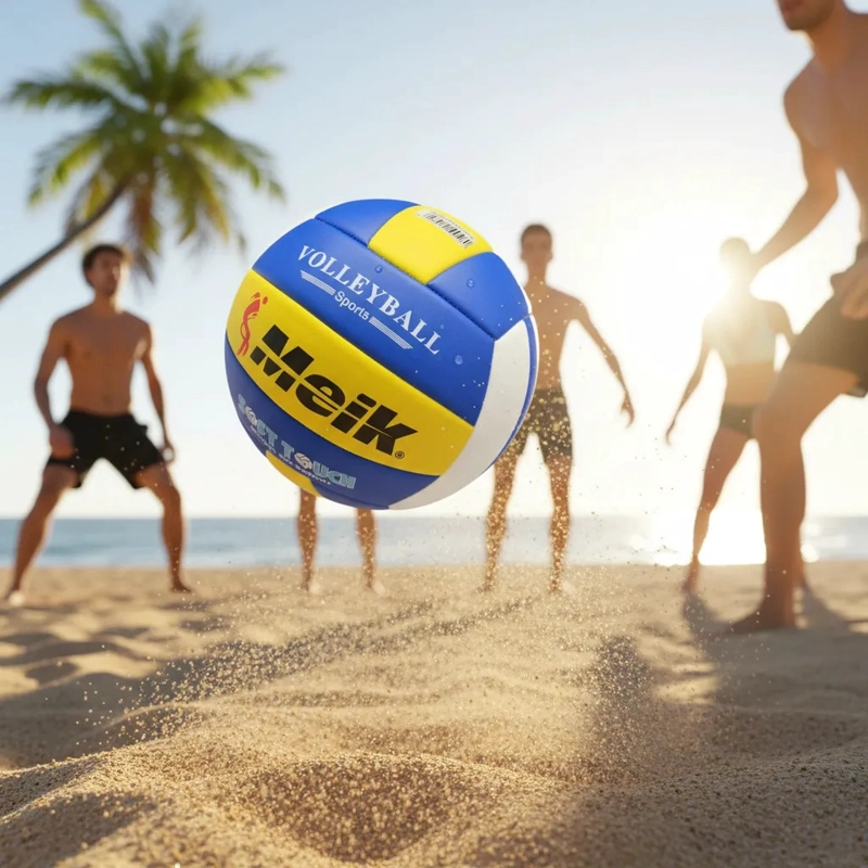 BALON DE VOLEIBOL MEIK SOFT TOUCH TAMAÑO OFICIAL N°5 - 6