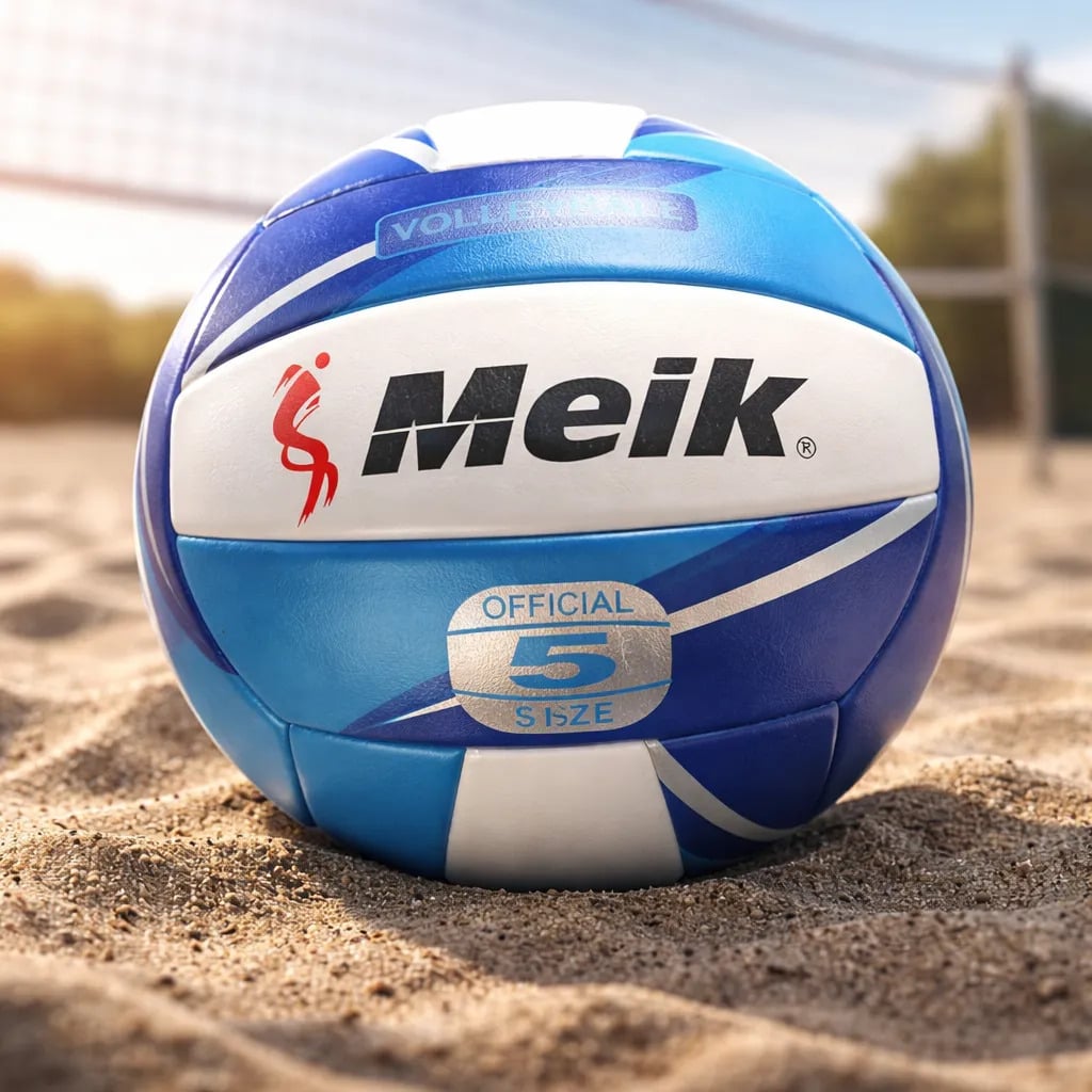 BALON DE VOLEIBOL MEIK OFICIAL N°5 SOFT PELOTA 3 LINEAS - 4
