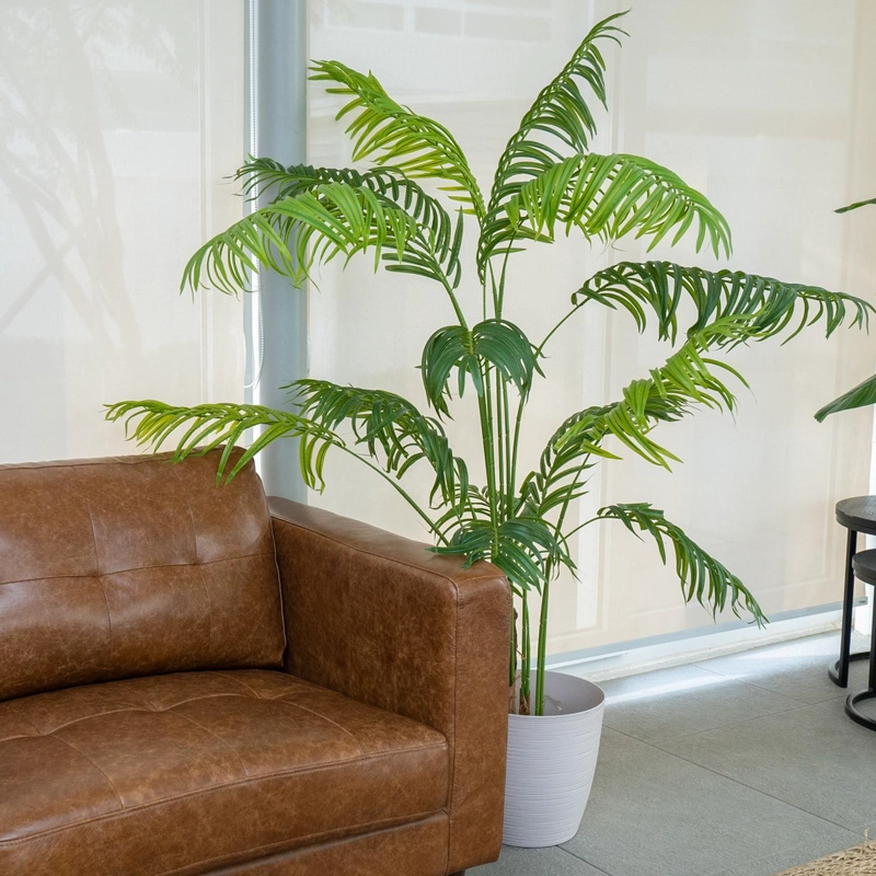 PLANTA ARTIFICIAL DECORATIVA ARBOL GRANDE PALMERA 180CM 15H - 2