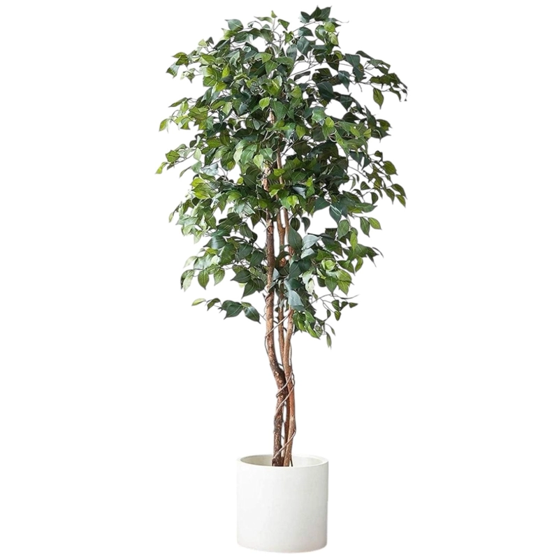 PLANTA ARTIFICIAL DECORATIVA ARBOL GRANDE FICUS 180CM 1260H - 2