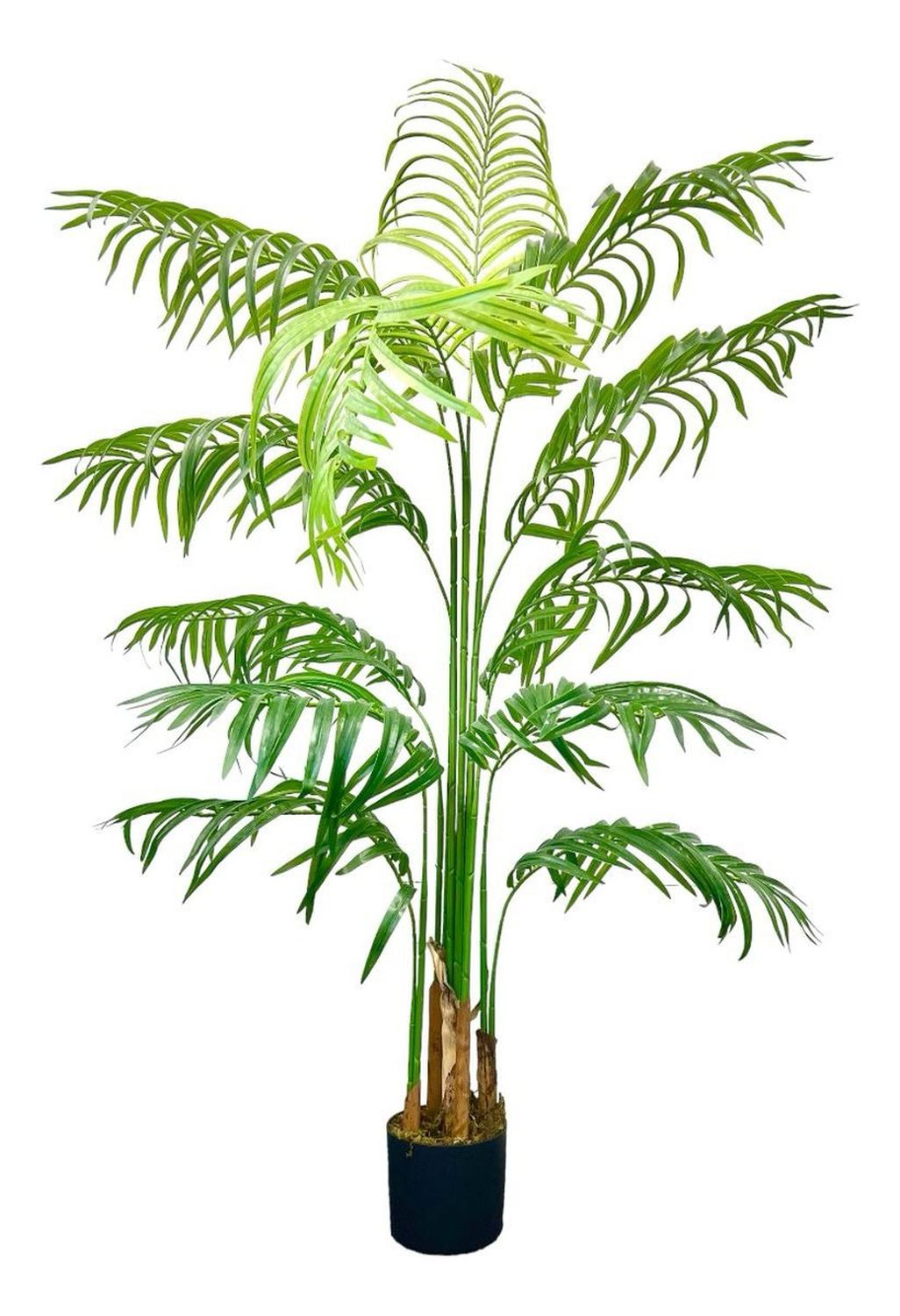 PLANTA ARTIFICIAL DECORATIVA ARBOL GRANDE PALMERA 150CM 12H - 1