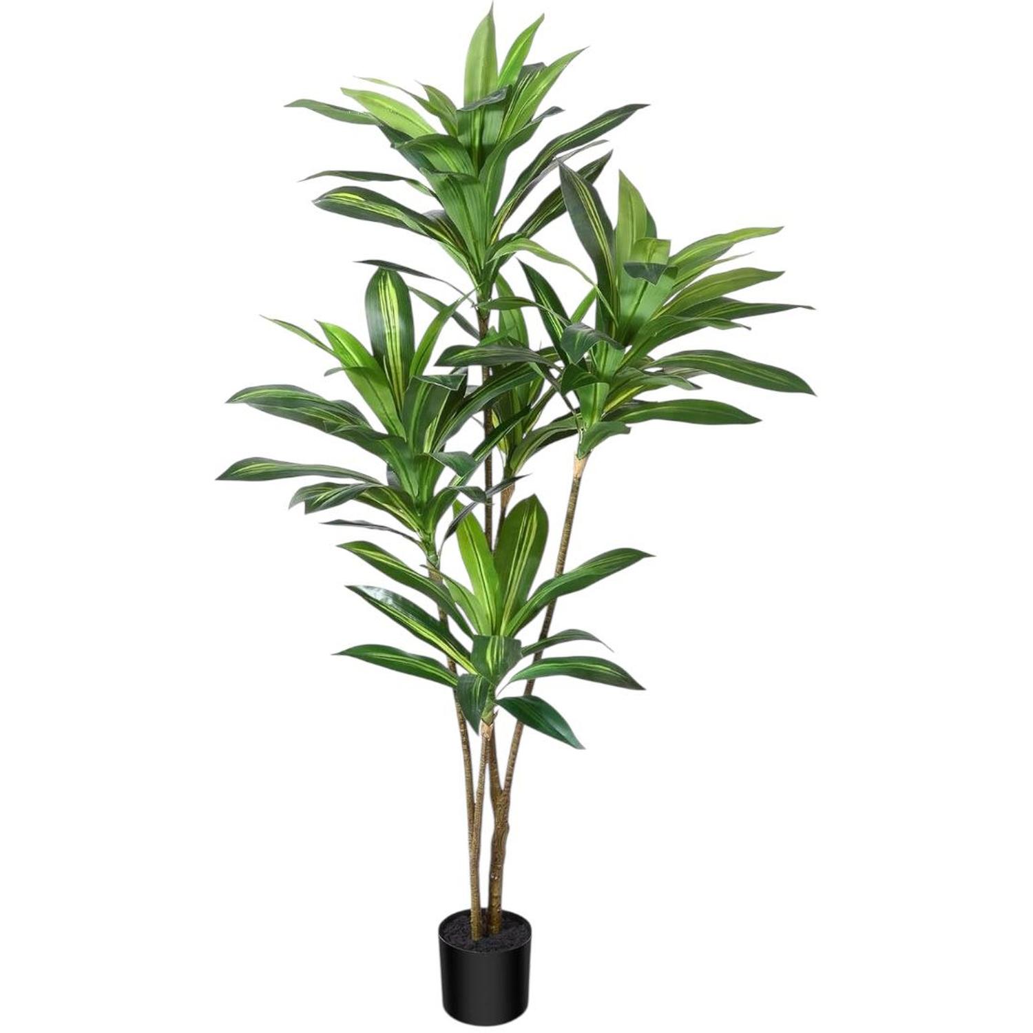 PLANTA ARTIFICIAL DECORATIVA ARBOL GRANDE DRACAENA 165 CM - 1