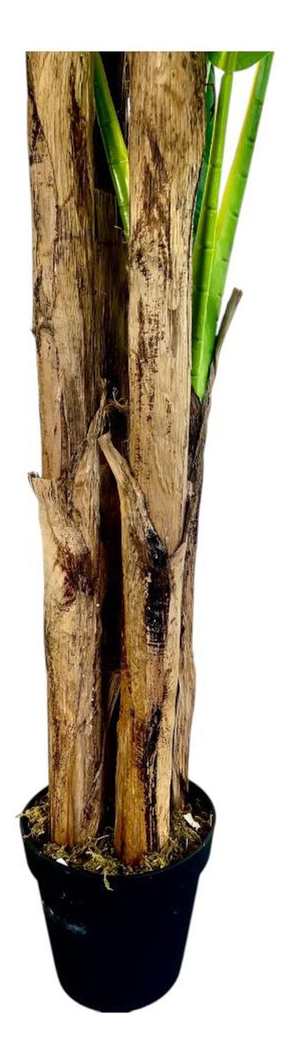 PLANTA ARTIFICIAL DECORATIVA ARBOL GRANDE BANANO 230CM 26HJS - 6