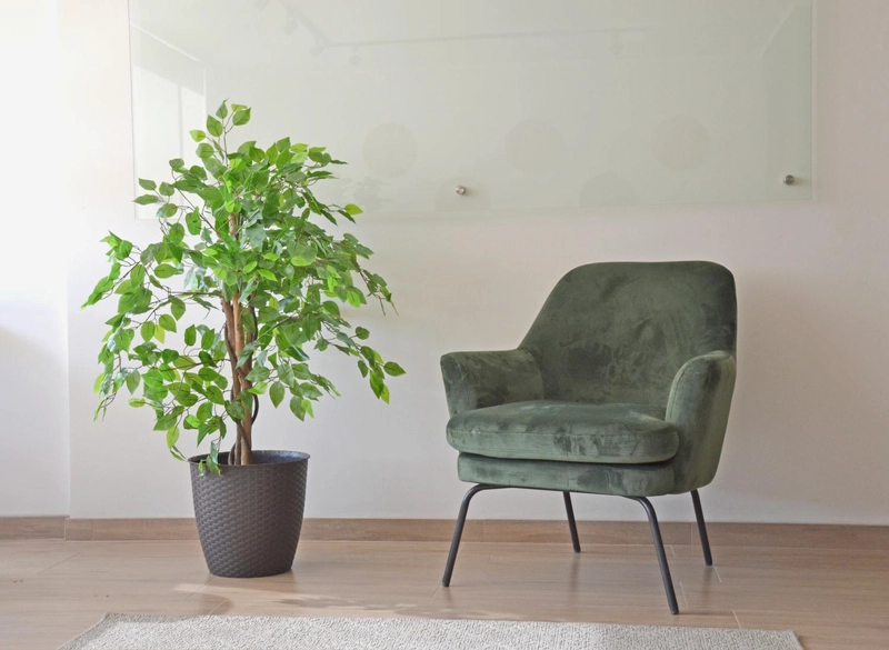 PLANTA ARTIFICIAL DECORATIVA ARBOL GRANDE PACK FICUS 120CM - 5