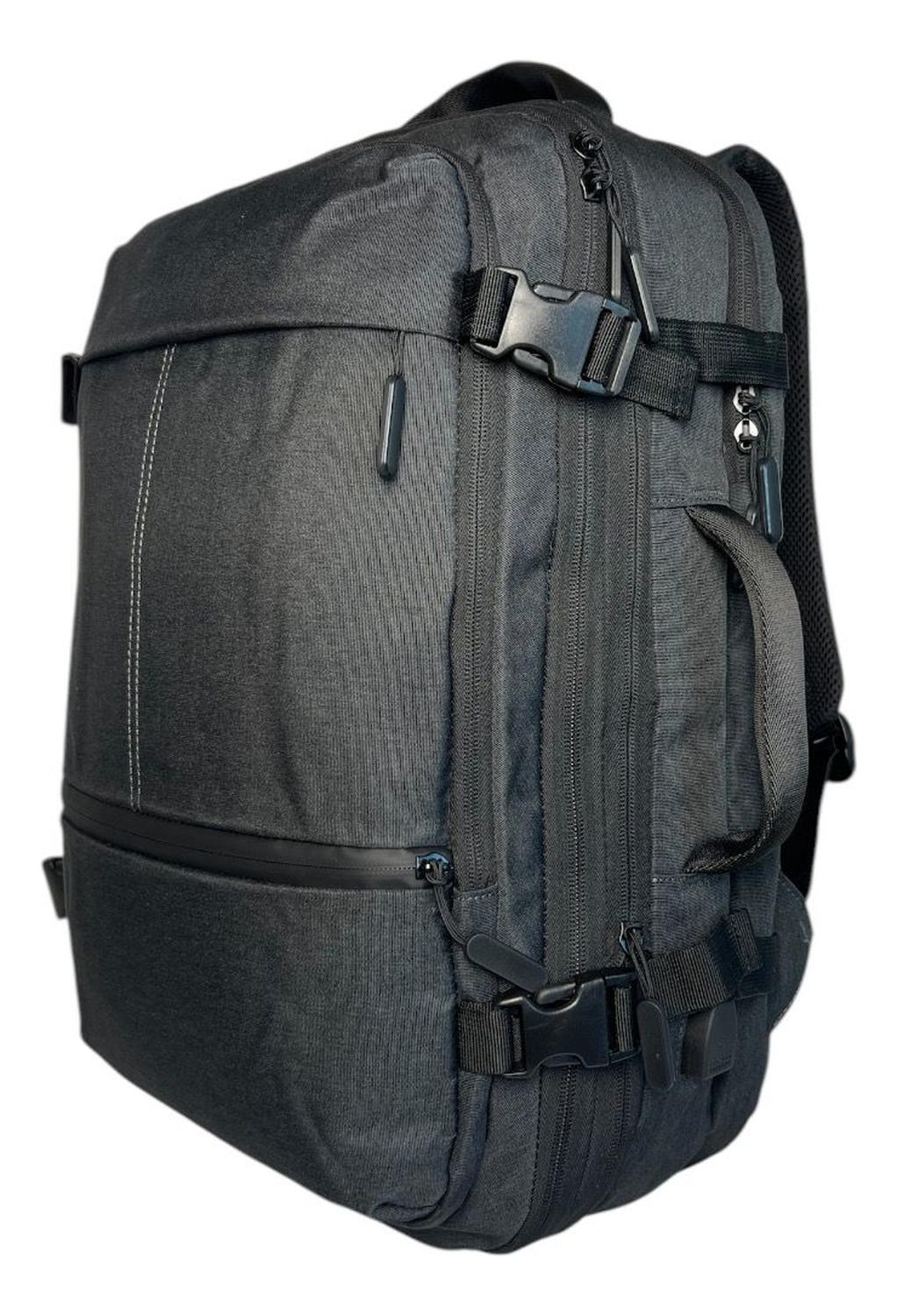Ripley - MOCHILA DE CABINA 45X35X20 AVION EXPANDIBLE IMPERMEABLE 40L LISA