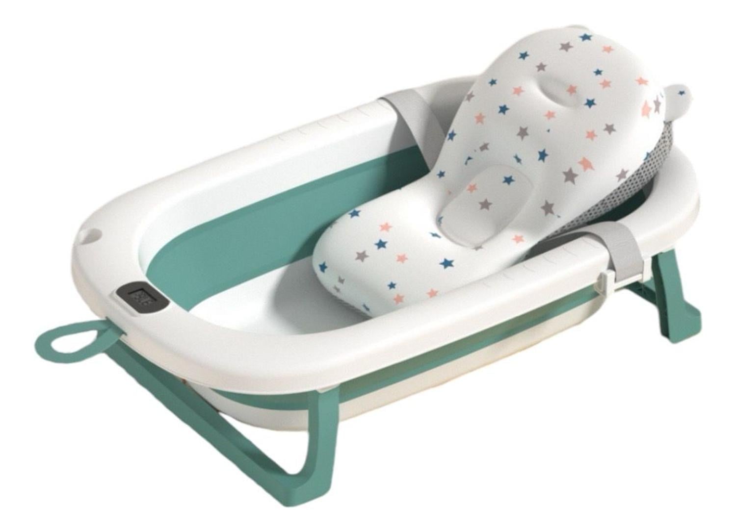 BAÑERA PLEGABLE BEBE  + MALLA + TERMOMETRO | JAGIMA BAÑERA DIGITAL - 7