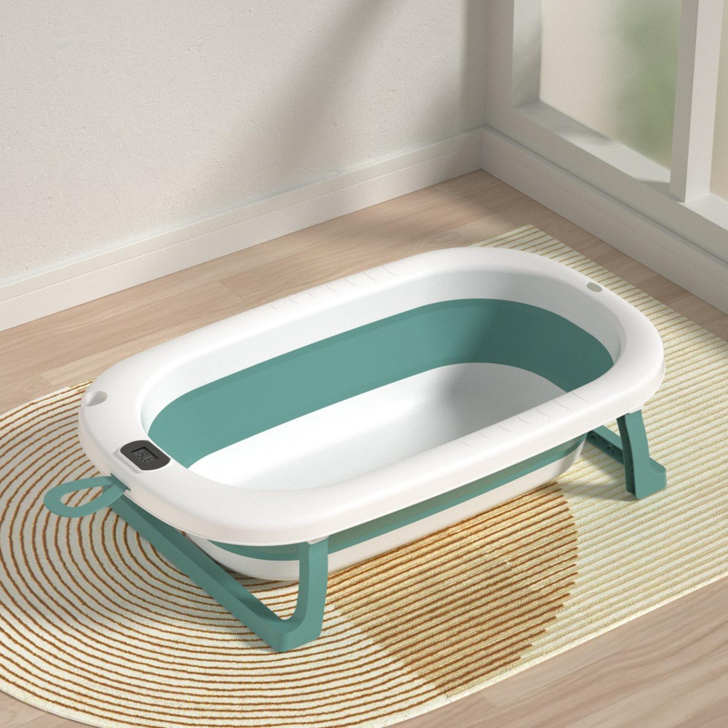 BAÑERA PLEGABLE BEBE  + MALLA + TERMOMETRO | JAGIMA BAÑERA DIGITAL - 8