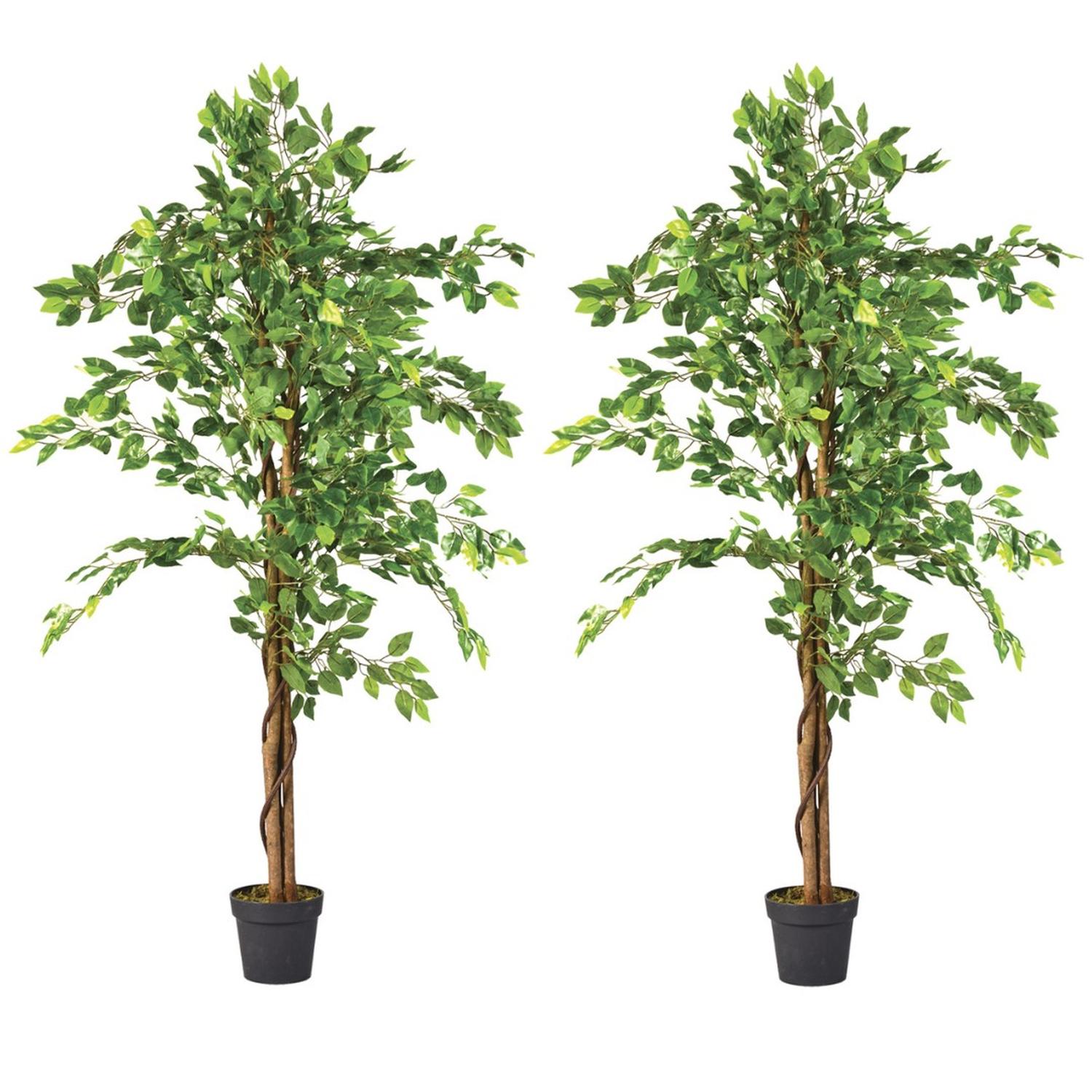 PLANTA ARTIFICIAL DECORATIVA ARBOL GRANDE PACK FICUS 160CM - 1