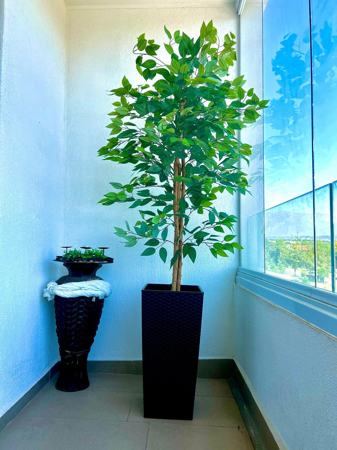 PLANTA ARTIFICIAL DECORATIVA ARBOL GRANDE PACK FICUS 160CM - 5