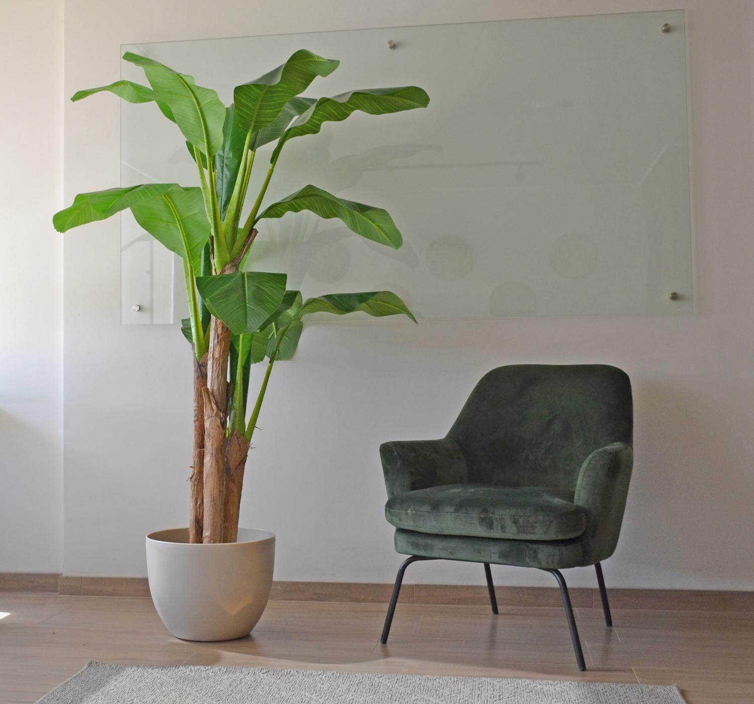 PLANTA ARTIFICIAL DECORATIVA ARBOL GRANDE PACK BANANO 180CM - 2