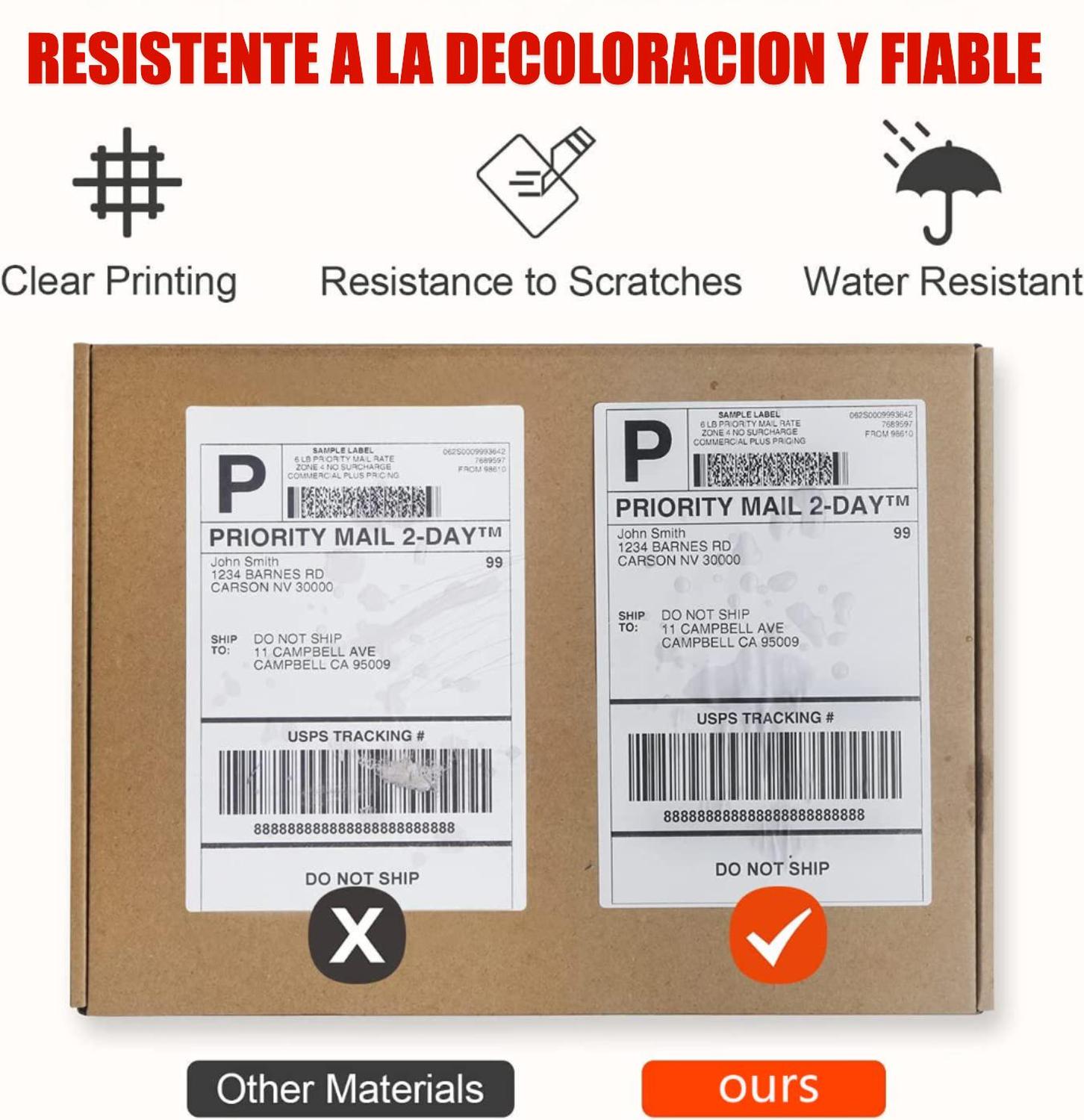 ETIQUETAS TE RMICAS AUTOADHESIVAS ENVIOS 100 X 150 MM 500 UDS - 5
