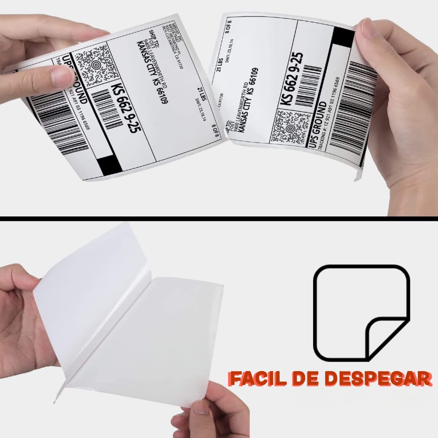 ETIQUETAS TE RMICAS AUTOADHESIVAS ENVIOS 100 X 150 MM 500 UDS - 6