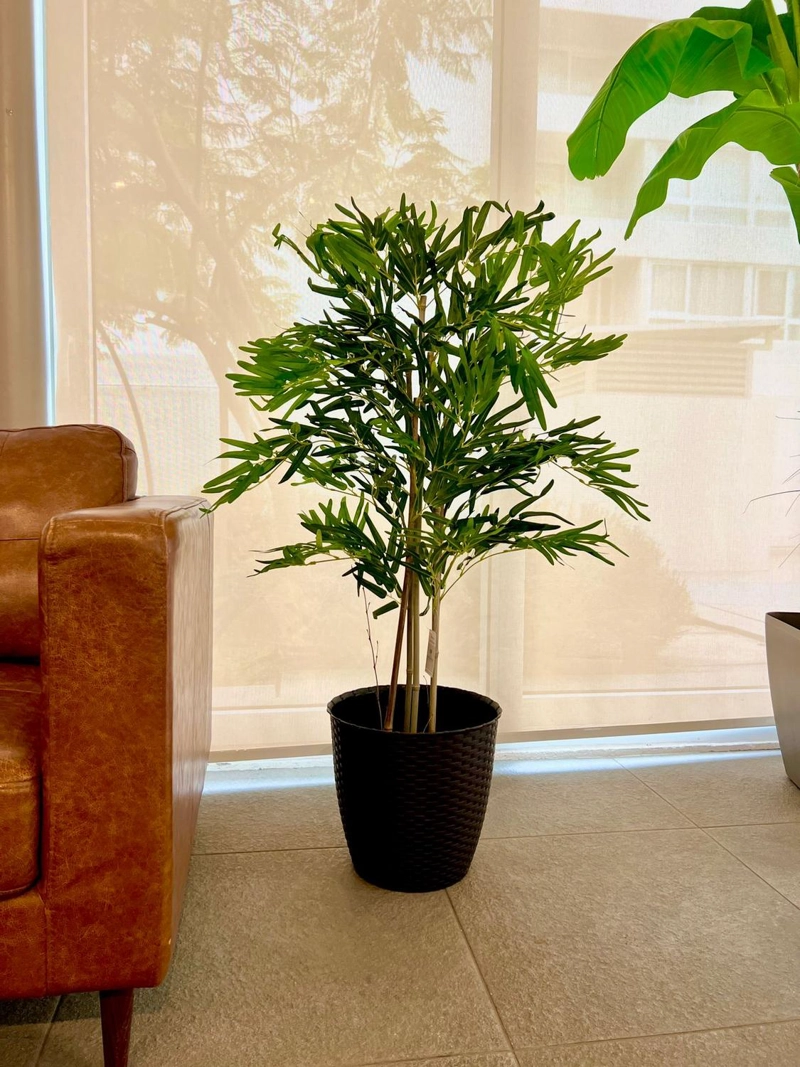 PLANTA ARTIFICIAL DECORATIVA ARBOL GRANDE BAMBOO 120CM 730HJ - 3