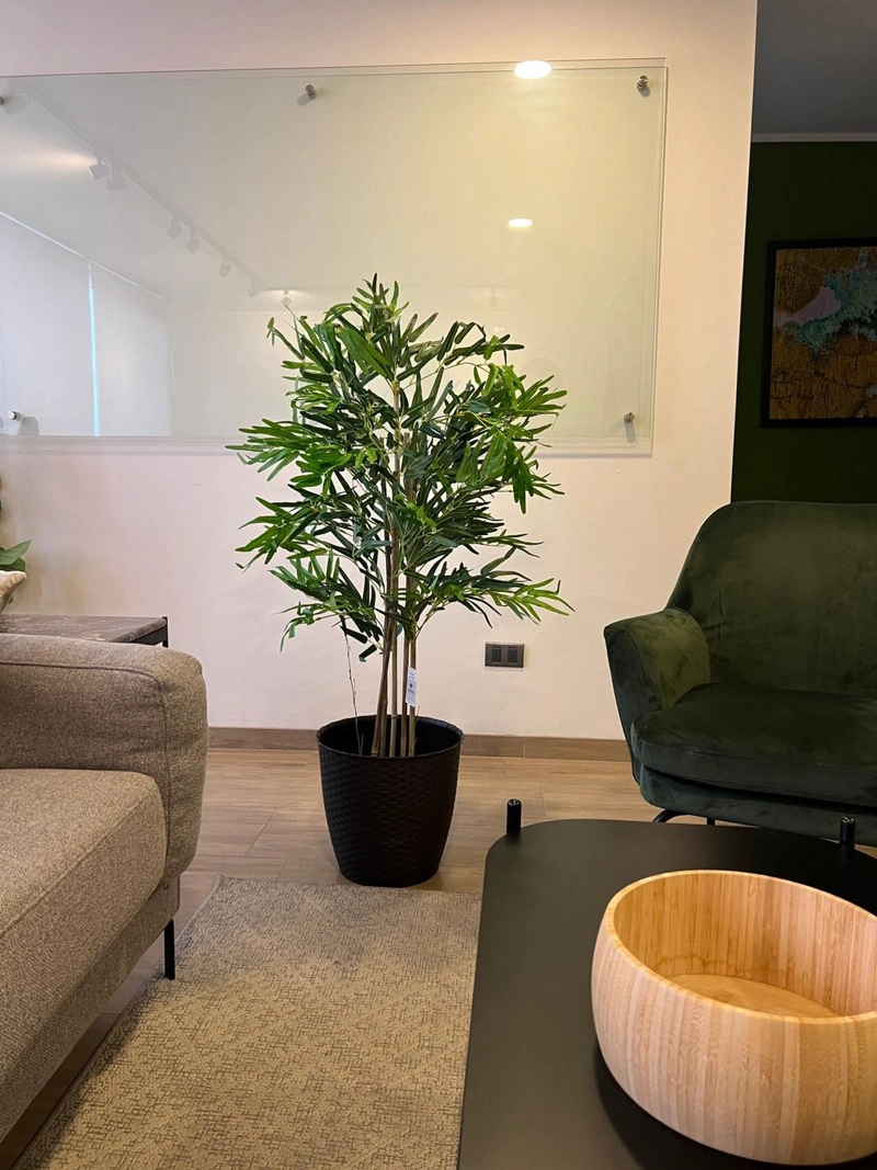 PLANTA ARTIFICIAL DECORATIVA ARBOL GRANDE BAMBOO 120CM 730HJ - 6