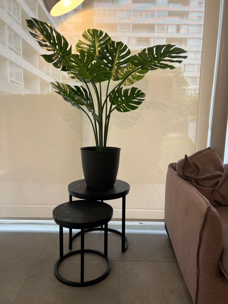 PLANTA ARTIFICIAL DECORATIVA ARBOL GRANDE MONSTERA 120CM 10H - 6