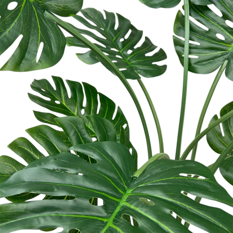 PLANTA ARTIFICIAL DECORATIVA ARBOL GRANDE MONSTERA 120CM 10H - 7