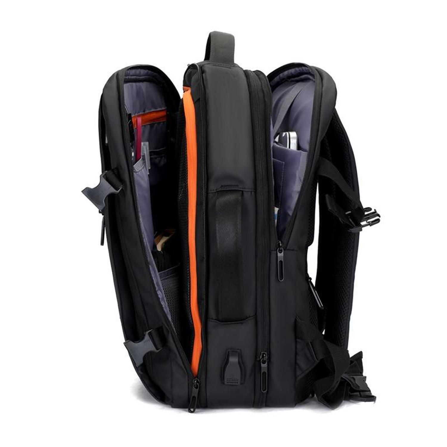 MOCHILA CABINA 48X30X25 AVION DELUXE EXPANDIBLE IMPERMEABLE TAMAÑO TALLA UNICA LISA - 4