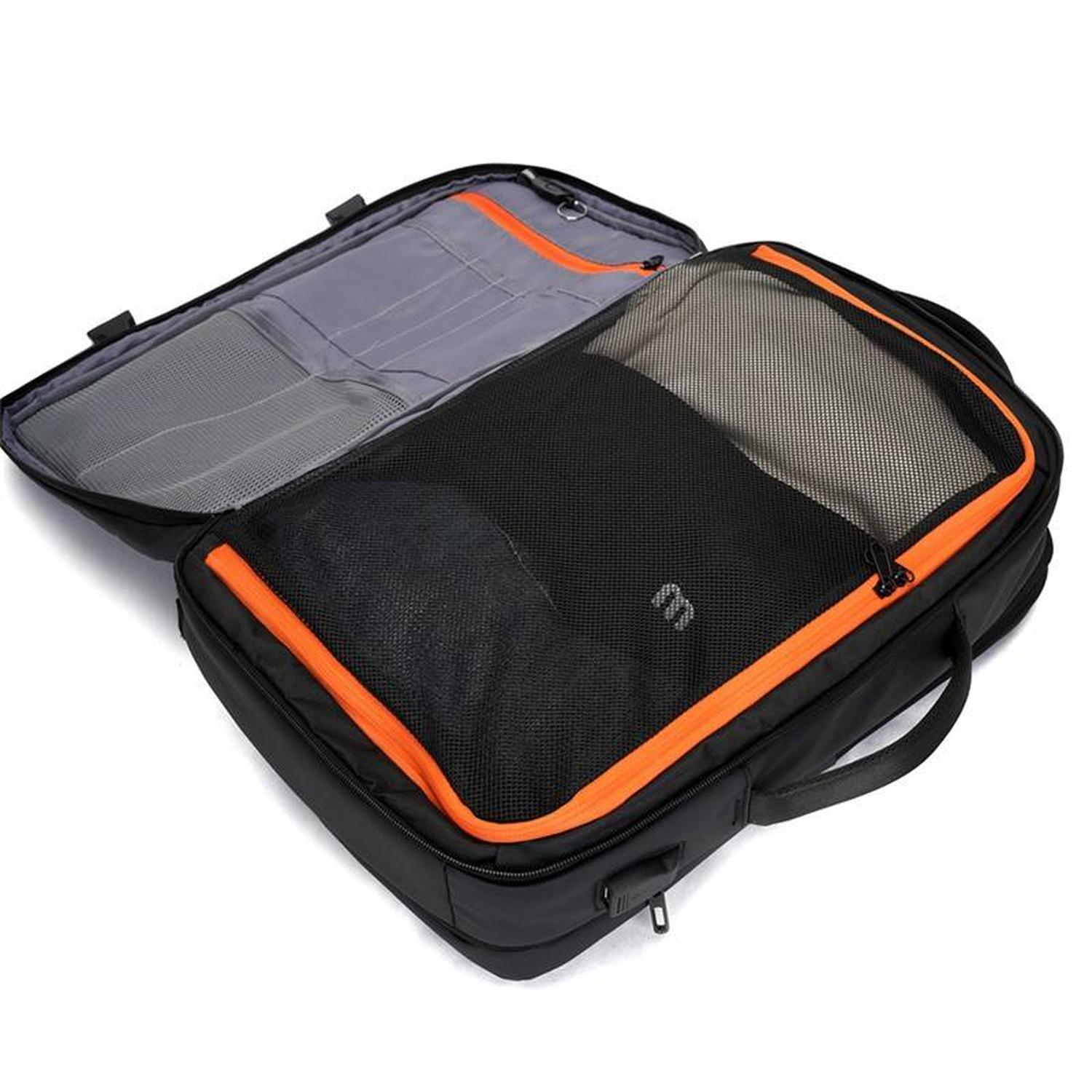 MOCHILA CABINA 48X30X25 AVION DELUXE EXPANDIBLE IMPERMEABLE TAMAÑO TALLA UNICA LISA - 6