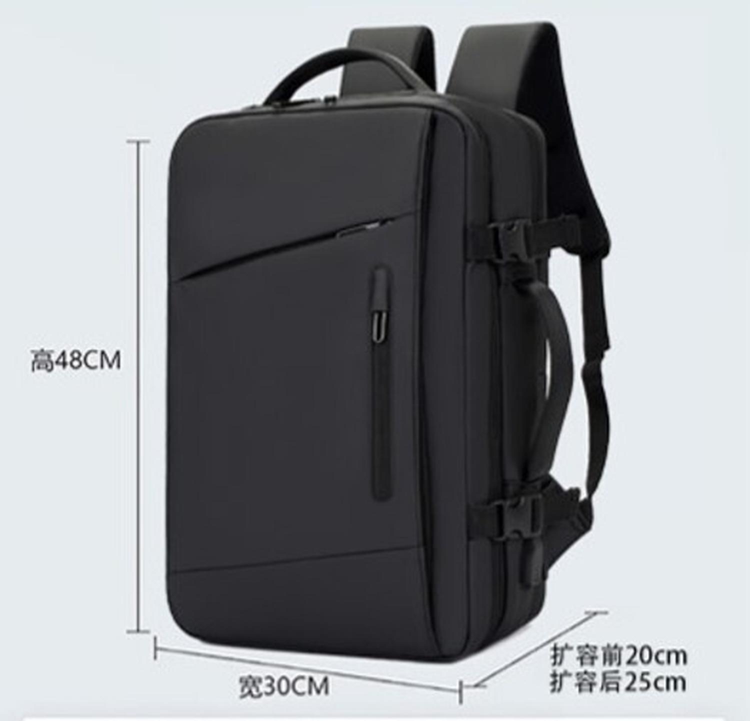 MOCHILA CABINA 48X30X25 AVION DELUXE EXPANDIBLE IMPERMEABLE TAMAÑO TALLA UNICA LISA - 8