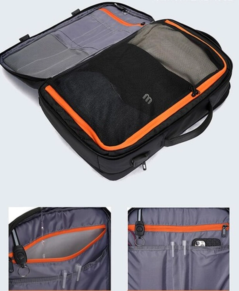 MOCHILA CABINA 48X30X25 AVION DELUXE EXPANDIBLE IMPERMEABLE TAMAÑO TALLA UNICA LISA - 8