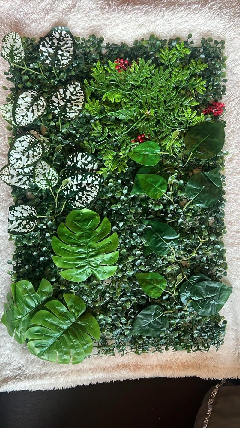 JARDIN MURO VERTICAL ARTIFICIAL B PALMETA PLANTAS 60X40 CM - 6