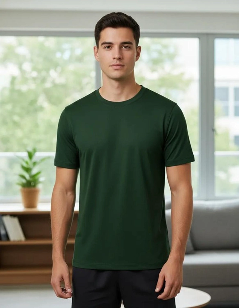 POLERA PREMIUM ALGODON 100% MANGA CORTA BASICO ESTAMPAR - 3