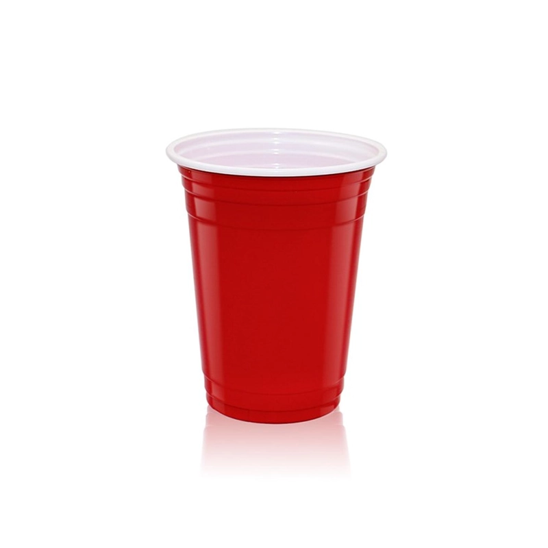 VASO PLASTICO ROJO DESECHABLE FIESTA 470 ML X 100 UDS - 9