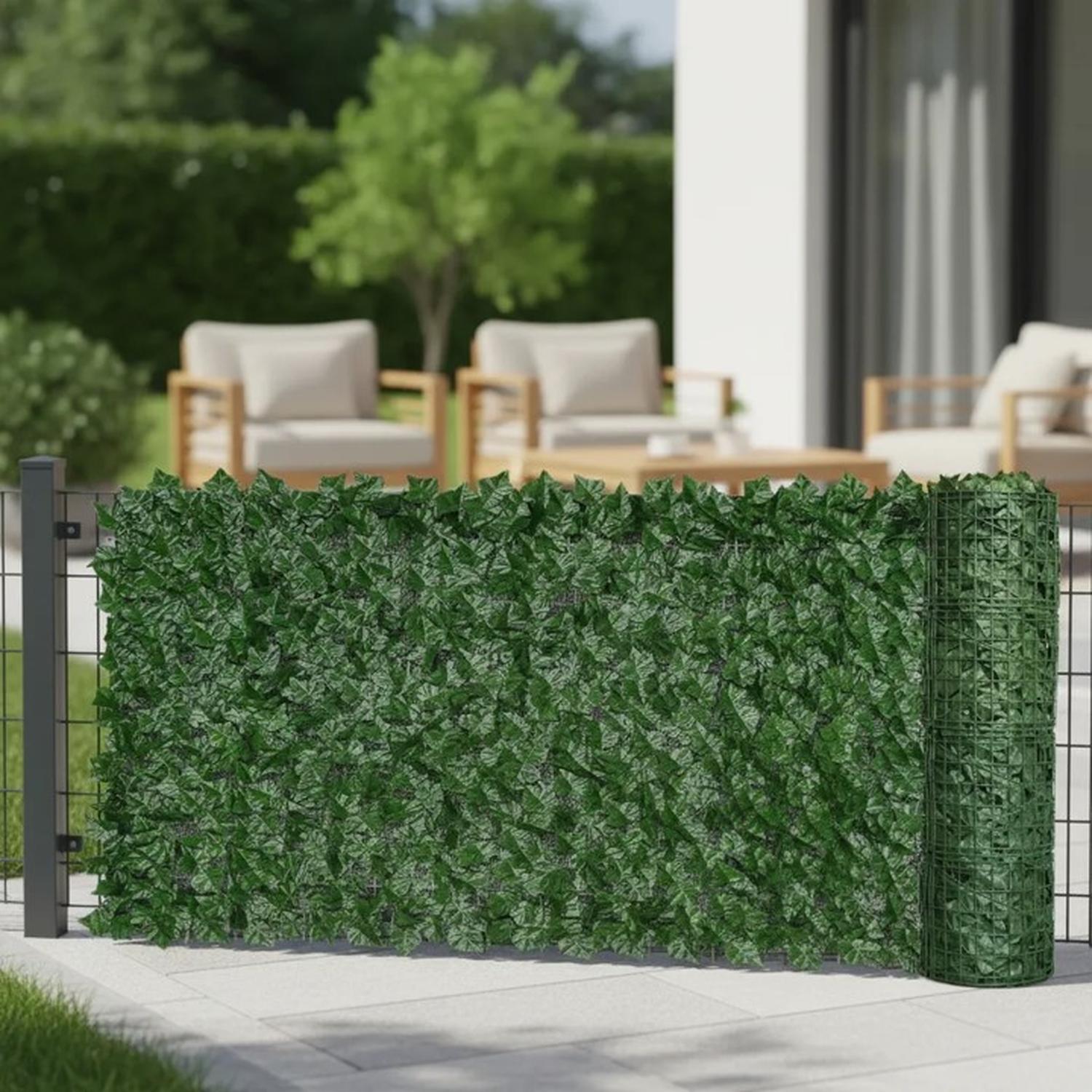 MALLA DE HOJAS CERCA TUPIDAS ENREDADERA DECORACION 3X1 M - 1