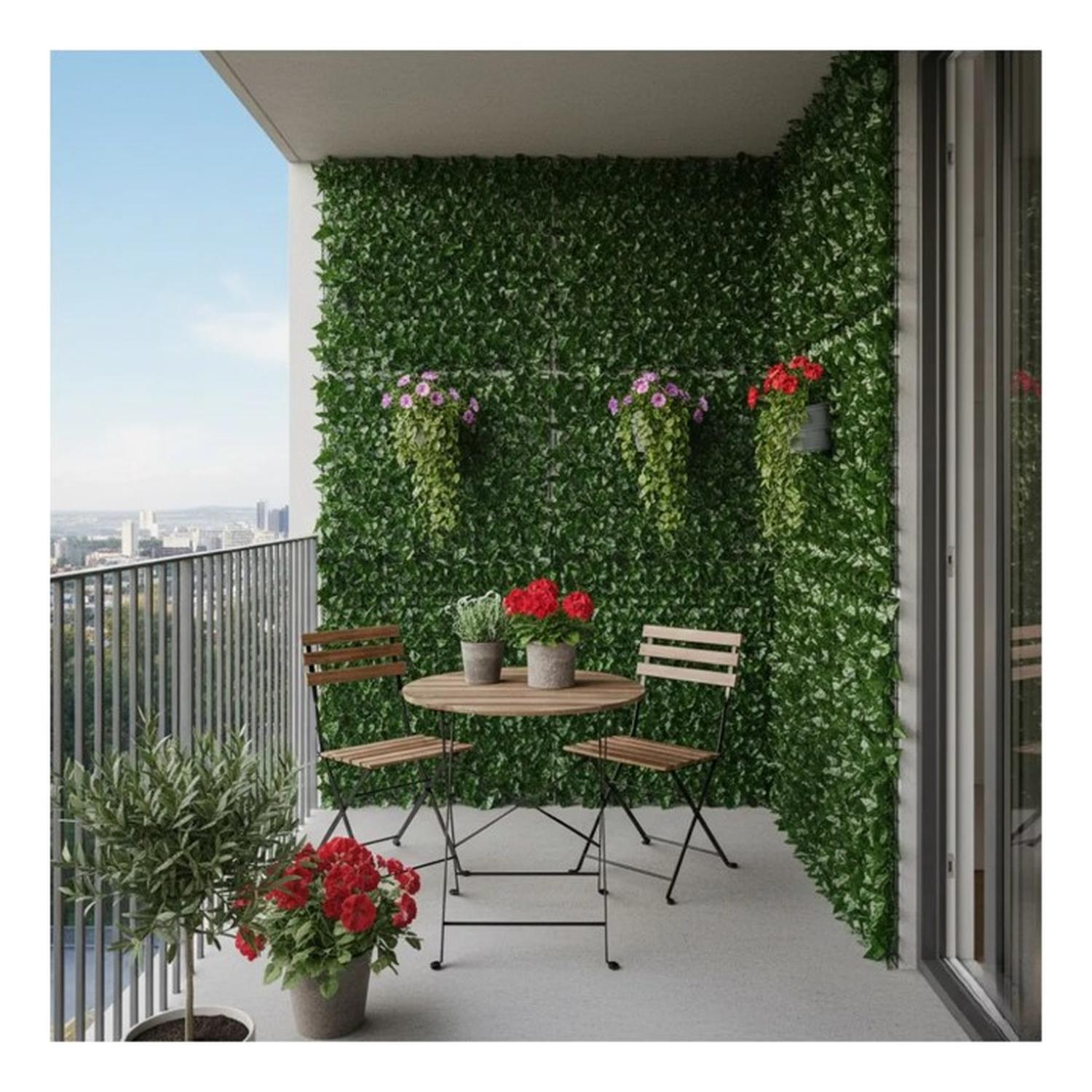 MALLA DE HOJAS CERCA TUPIDAS ENREDADERA DECORACION 3X1 M - 2
