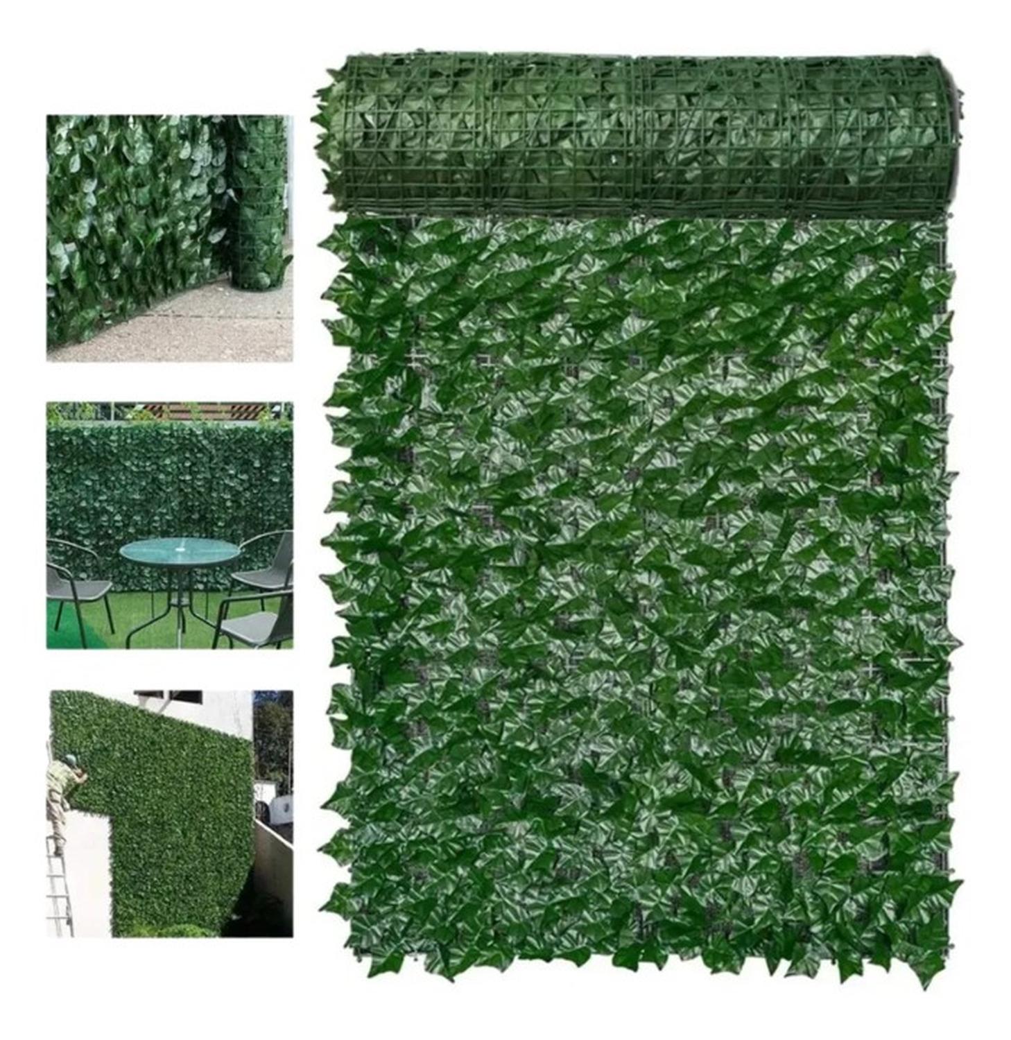 MALLA DE HOJAS CERCA TUPIDAS ENREDADERA DECORACION 3X1 M - 4