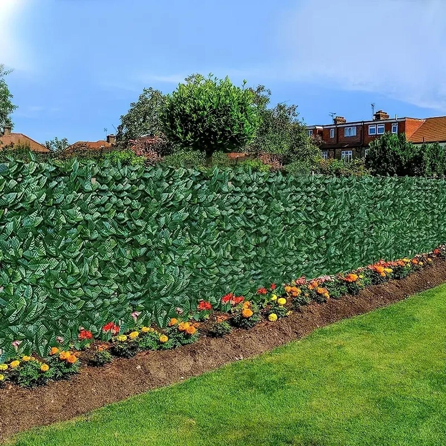 MALLA DE HOJAS CERCA TUPIDAS ENREDADERA DECORACION 3X1 M - 8