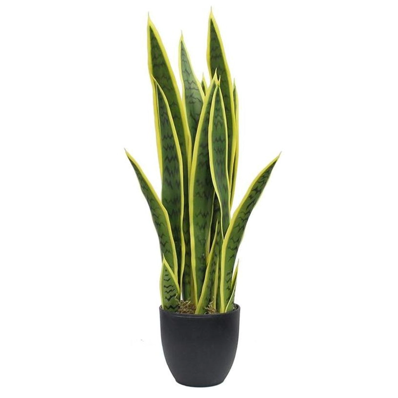 PLANTA ARTIFICIAL LENGUA DE SUEGRA SANSEVIERIA 75 CM/18 HJS - 1