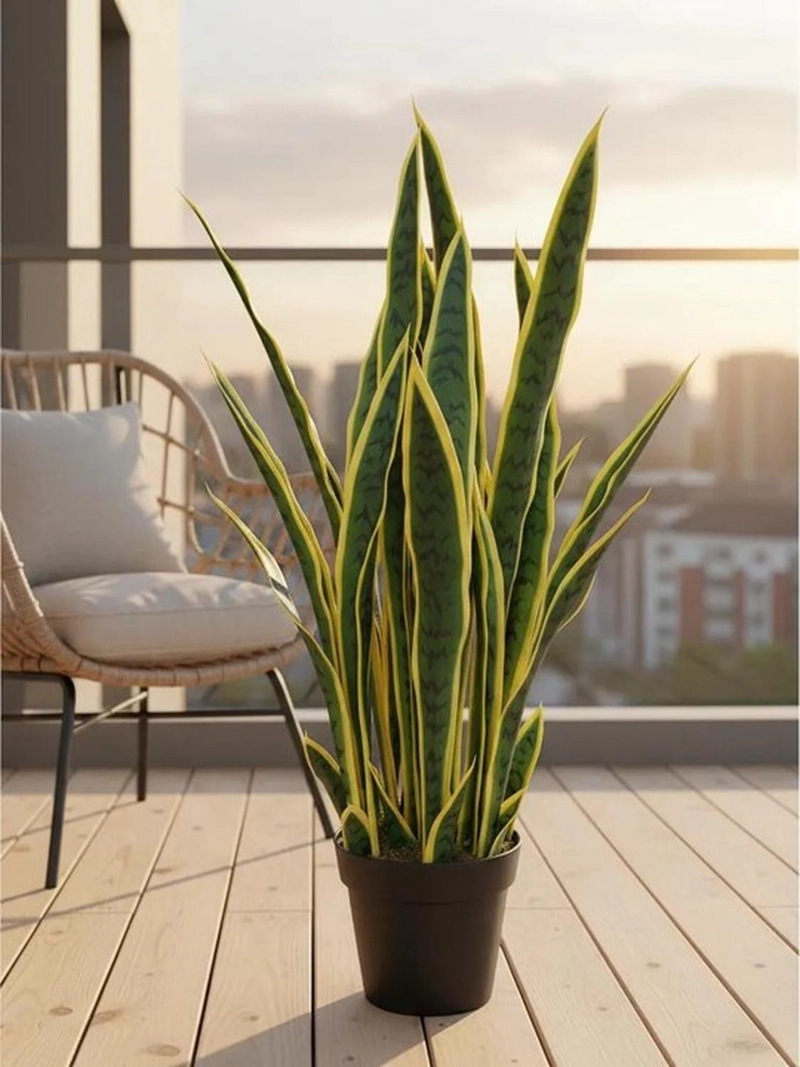 PLANTA ARTIFICIAL LENGUA DE SUEGRA SANSEVIERIA 75 CM/18 HJS - 3