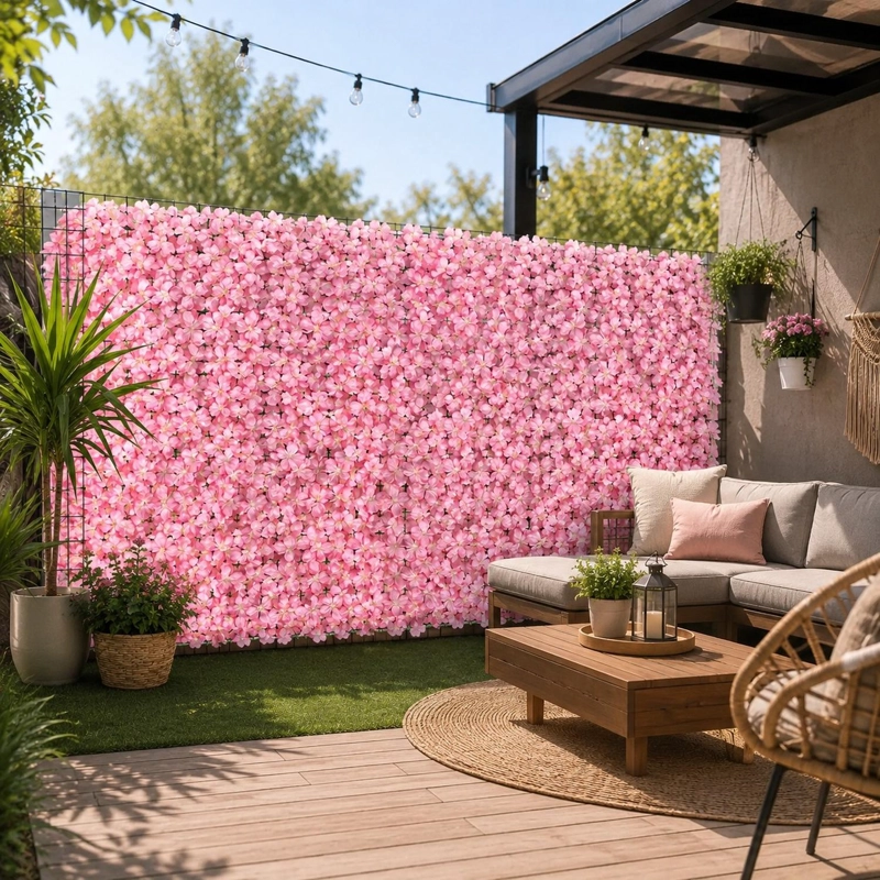 MALLA DE HOJAS CERCA DISEÑO ENREDADERA DECORACION 3X1M TAMAÑO TALLA UNICA - 2