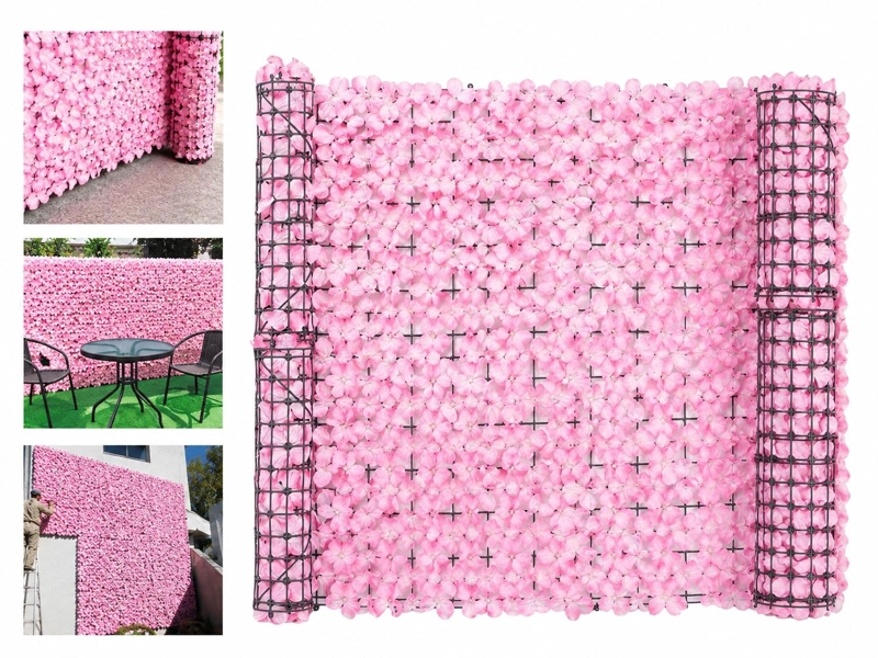 MALLA DE HOJAS CERCA DISEÑO ENREDADERA DECORACION 3X1M TAMAÑO TALLA UNICA - 3