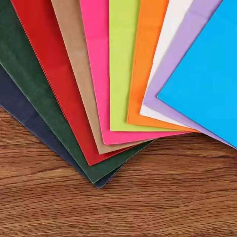 12 BOLSAS CUMPLEAÑOS PAPEL KRAFT COLORES DE 21X15X8CM TAMAÑO TALLA UNICA - 9