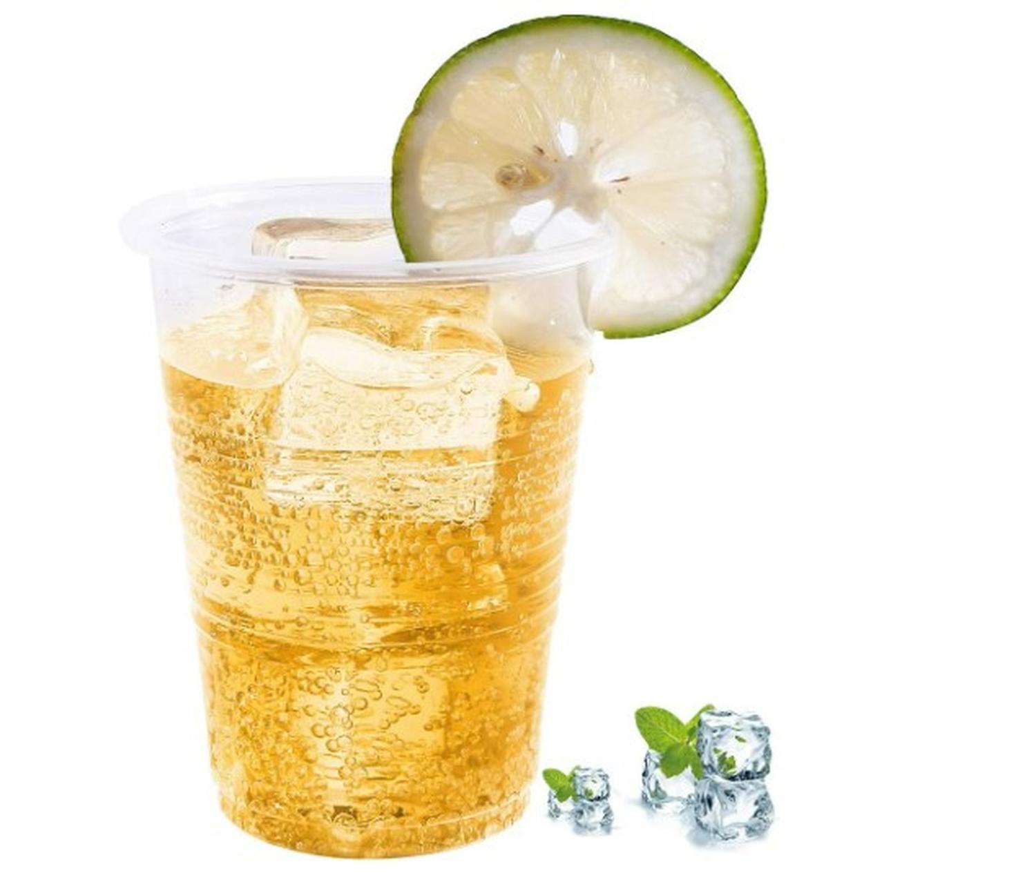 50 UDS VASO PLASTICO TRANSPARENTE DESECHABLE S/TAPA 300 CC - 6