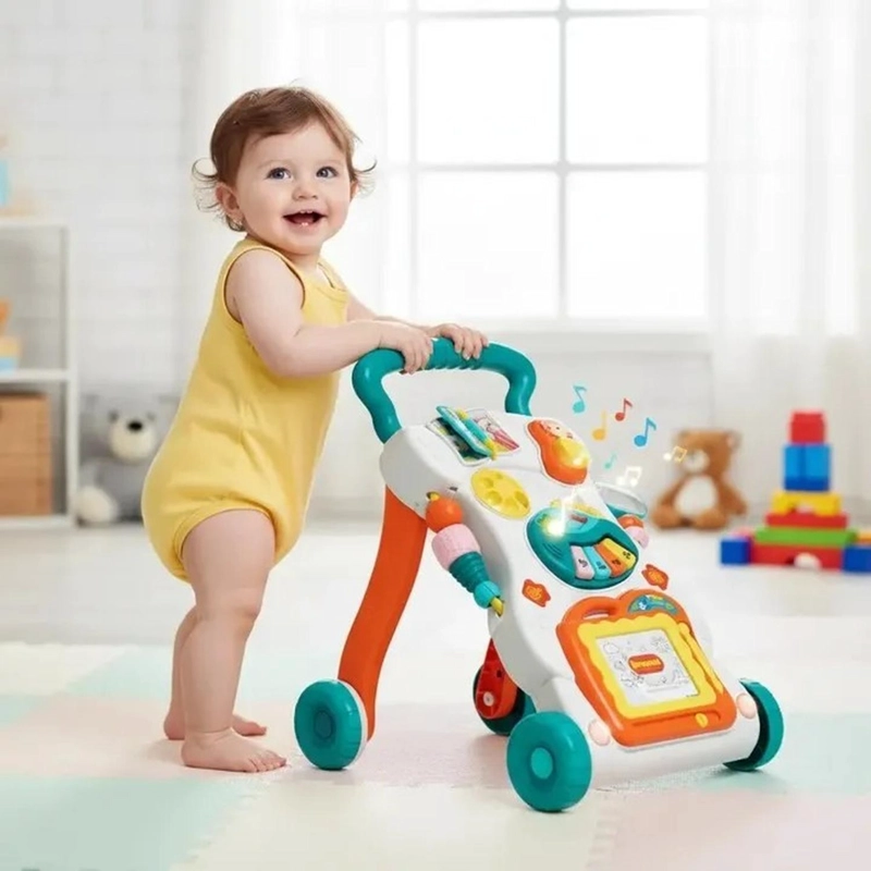 ANDADOR PARA BEBE MUSICAL CAMINADOR JUGUETES INTERACTIVOS COLORES - 6