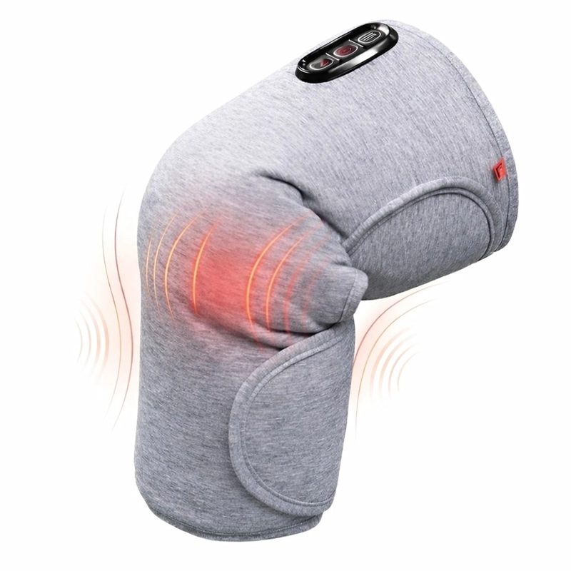 RODILLERA TERMICA MASAJEADORA VIBRACION CALOR ALIVIA ARTRITIS - 1
