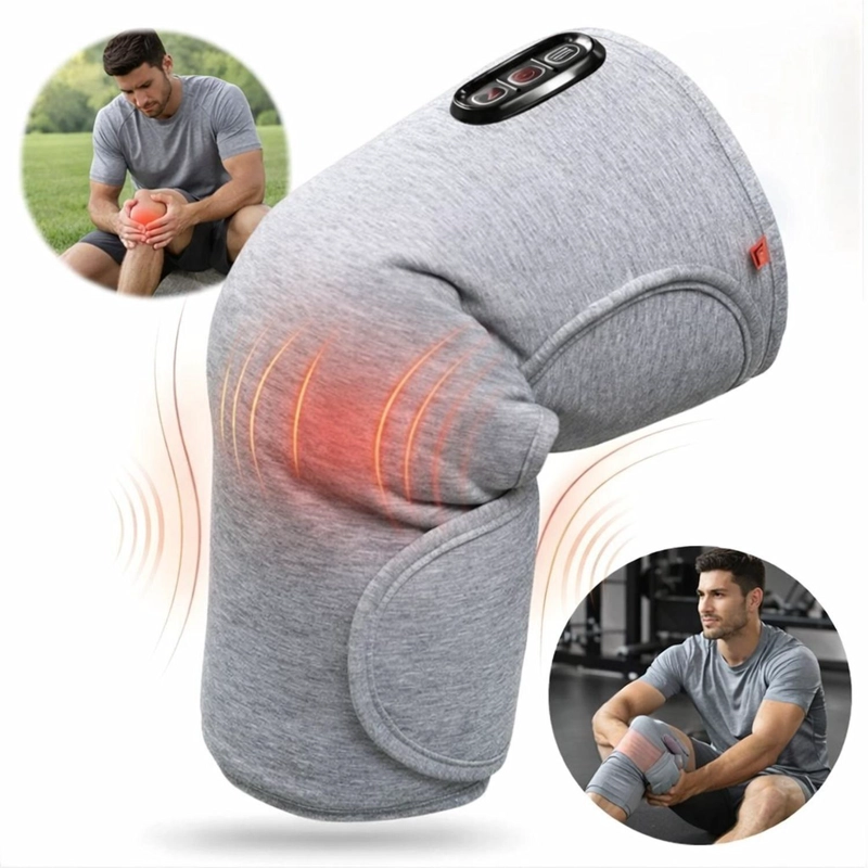 RODILLERA TERMICA MASAJEADORA VIBRACION CALOR ALIVIA ARTRITIS - 2