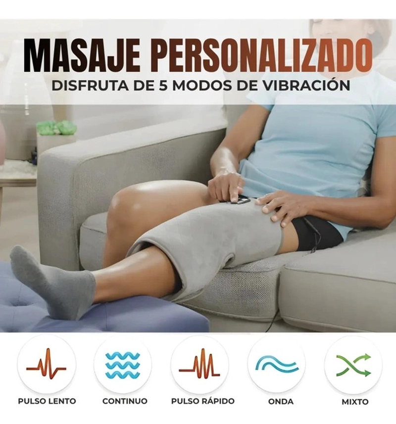 RODILLERA TERMICA MASAJEADORA VIBRACION CALOR ALIVIA ARTRITIS - 7