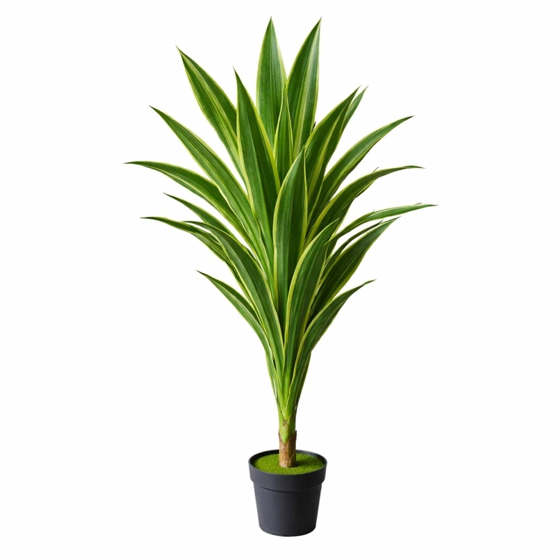 DRACAENA ARTIFICIAL GRANDE 120 CM PLANTA DECORATIVA INTERIOR - 3