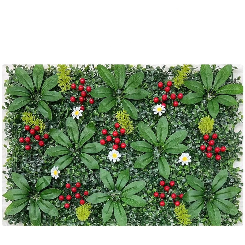 JARDIN MURO VERTICAL ARTIFICIAL E PALMETA PLANTAS 60X40 CM
