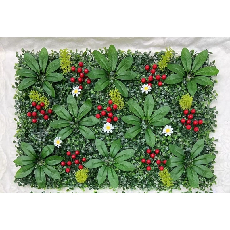 JARDIN MURO VERTICAL ARTIFICIAL E PALMETA PLANTAS 60X40 CM - 7