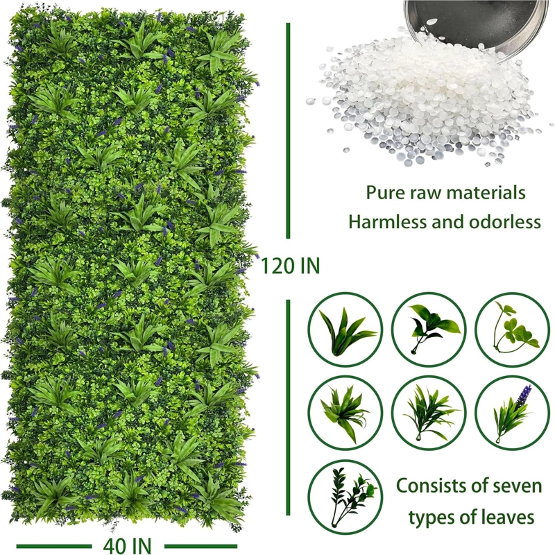 JARDIN MURO VERTICAL ARTIFICIAL F PALMETA PLANTAS 60X40 CM - 7
