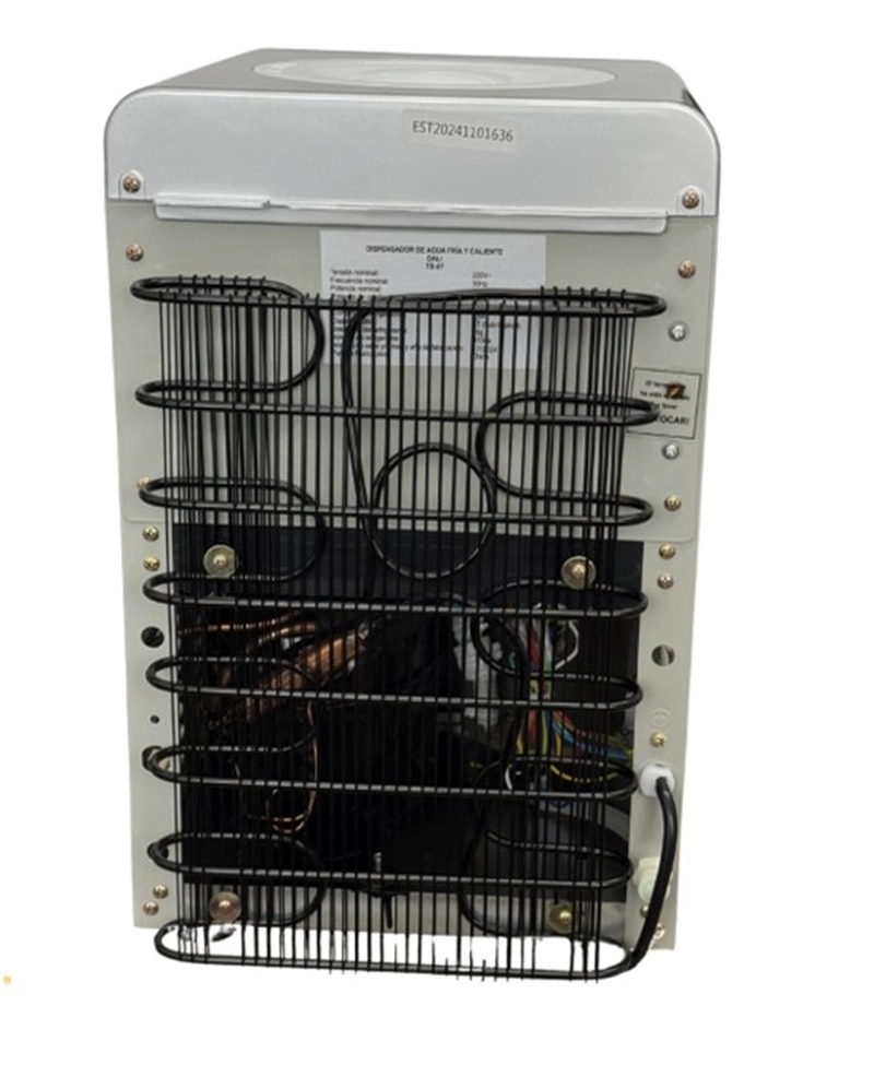 DISPENSADOR DE AGUA COMPRESOR SOBREMESA FRIO CALIENTE 2 LLAV - 8