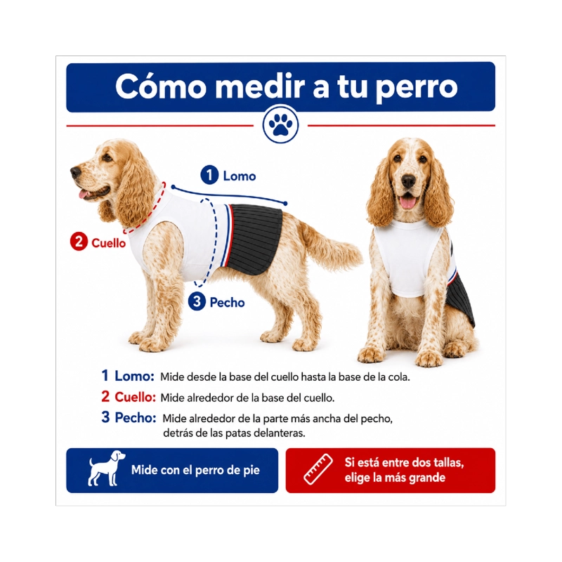 TRAJE DE HUASO CHILENO PARA PERRO TALLA XL - 5