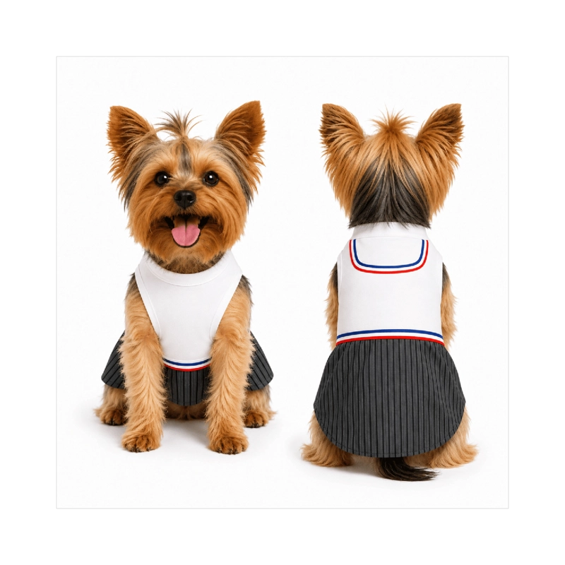 TRAJE DE HUASO CHILENO PARA PERRO TALLA S - 1
