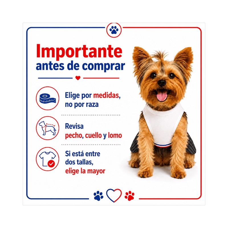 TRAJE DE HUASO CHILENO PARA PERRO TALLA S - 8