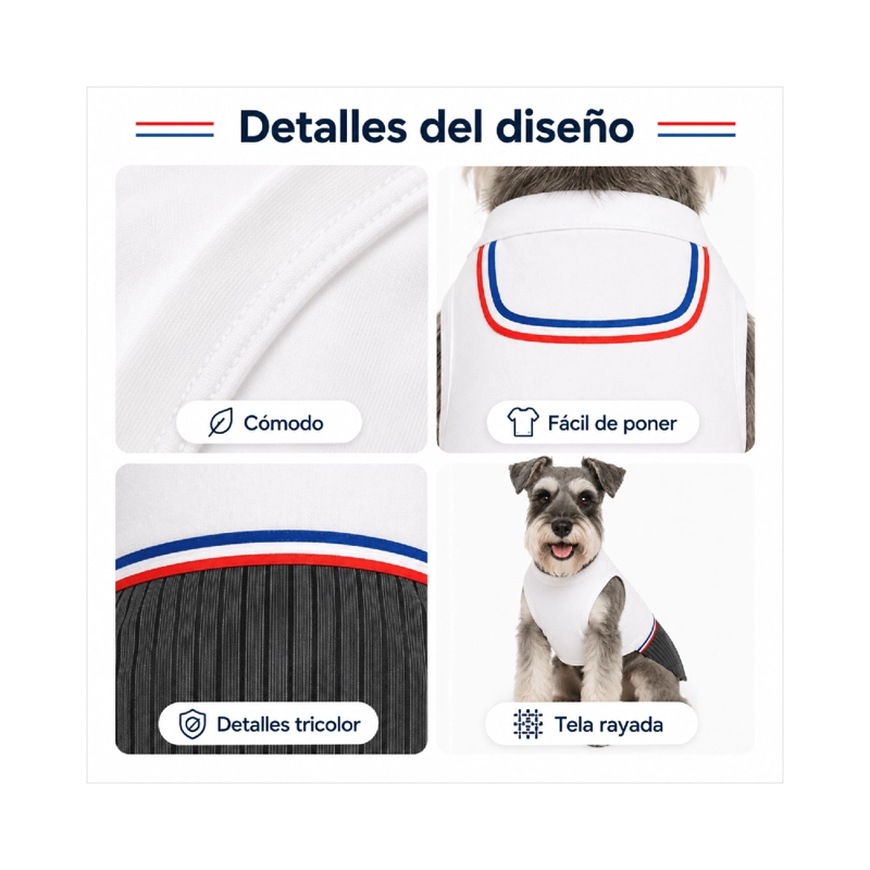 TRAJE DE HUASO CHILENO PARA PERRO TALLA M - 6